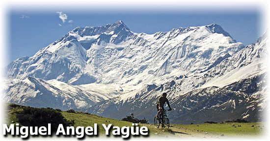 Miguel Angel Yagüe. El Himalaya a dos ruedas