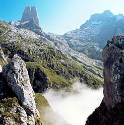 Vista del Parque Nacional de Picos de Europa
