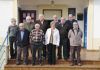 Miembros de la Junta Directiva de la Asociación de Jubilados de San Martín de Luiña