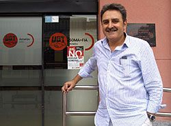 Vicente Ardura. Secretario Comarcal de Acción Sindical de UGT en Montaña Central.