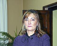 Esther Díaz, alcaldesa de Langreo.