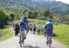 Ciclistas cerca de La Cuesta Les Cabanes