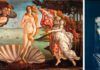 El Nacimiento de Venus de Botticelli y La Venus de Milo.