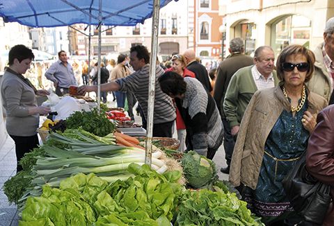 Mercado en Grado
