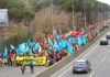 Colectivos asturianos en la Marcha de la Manifestación del 22 de marzo