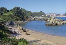 Playa de Huelgues. Carreño