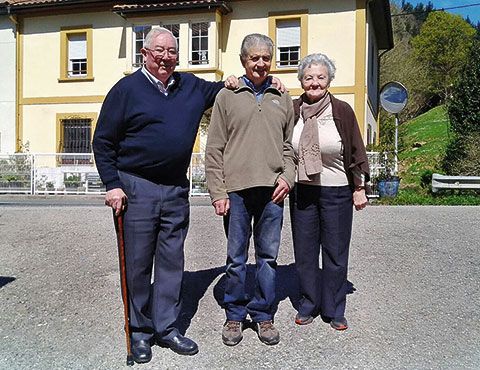 Luis Álvarez, Mario Fernández y Mª Yolanda Pérez