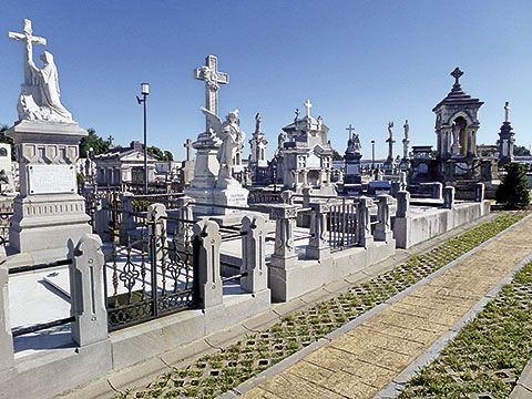 Cementerio de La Carriona, en Avilés