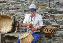 El cesteiro Ramiro Miranda (San Tirso de Abres)