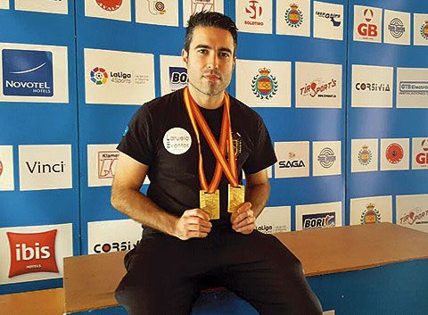 Jorge Díaz. Campeón de tiro olímpico