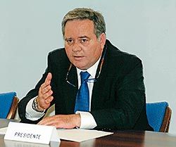 Delfín Cuervo, presidente de la Asociación de Empresarios de Asipo. 