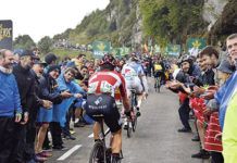 Subida a L'Angliru de La Vuelta Ciclista