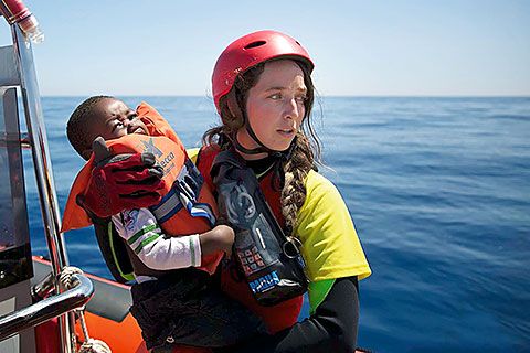 Anabel Montes. Rescate en julio de 2017 al norte de Sabratah, Libia