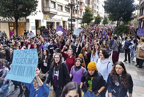 8M. Manifestación en Oviedo