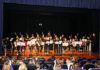 Concierto representado por componentes de la Escuela de Música de Vegadeo