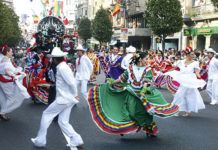Desfile del Día de América en Asturias