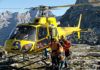 Helicóptero de Bomberos de Asturias en un rescate
