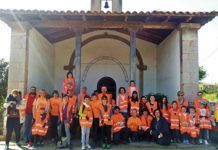 Grupo de Participación Infantil con voluntarios en la sestaferia
