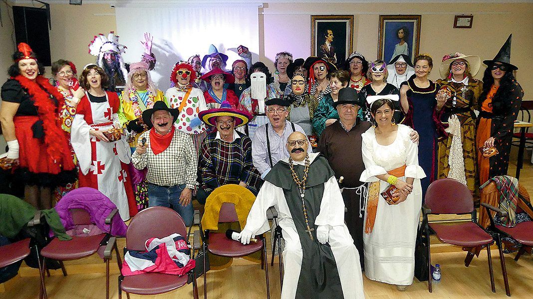 Asociación El Encuentro en una actividad de Carnaval en el Centro, el pasado mes de marzo