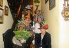 Foto de grupo de La Romanela en Casa Pilita previa a la cena del Sombrero