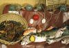 Variedad de pescados y mariscos asturianos