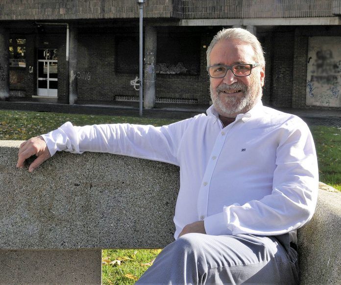 José Antonio Díaz. Presidente de la Federación de Ciclismo de Asturias