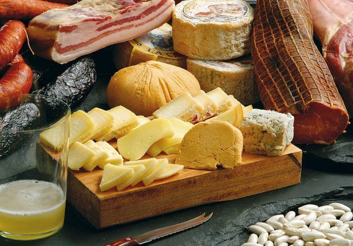 Tabla de quesos asturianos
