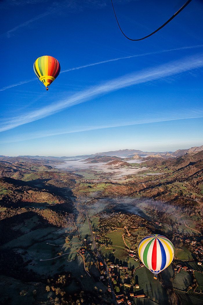 Travesía en Globo Picos de Europa 2020 / Foto: Muel de Dios