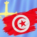 Bandera de Túnez y Asturias