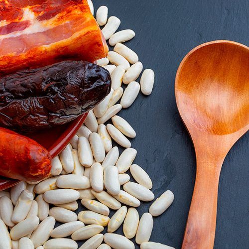 Ingredientes de la fabada asturiana