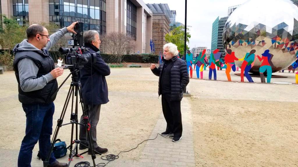 José Ramón Patterson, corresponsal de TVE en Bruselas