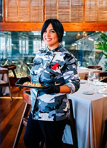 Lara Roguez, directora ejecutiva del restaurante Kraken Art Food del Acuario de Gijón