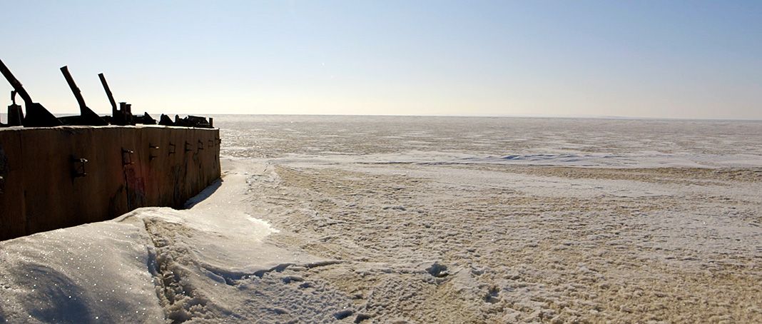 Mar de Aral. Imagen del film Beyond the Glacier, del asturiano David Rodríguez