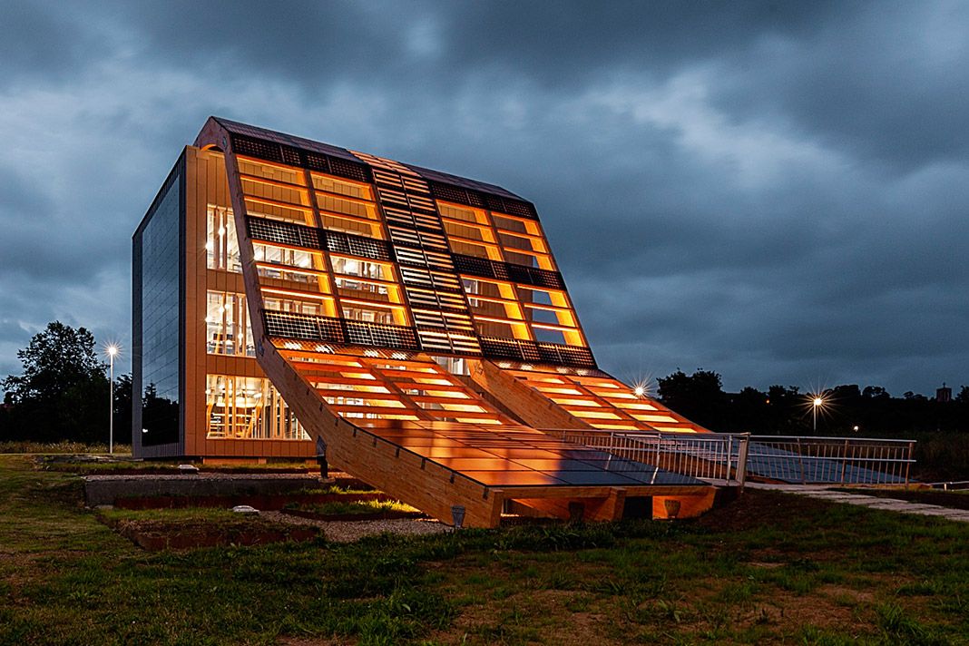 Edificio bioclimático Greenspace, ubicado en el Parque Cientítfico Tecnológico de Gijón