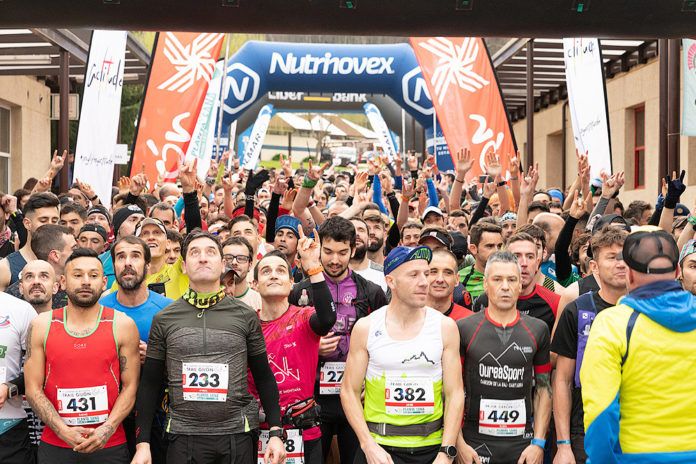 Participantes en una edición anterior del Trail de Gijón