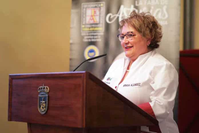 Amada Álvarez Pico, presidenta del Club de Guisanderas de Asturias