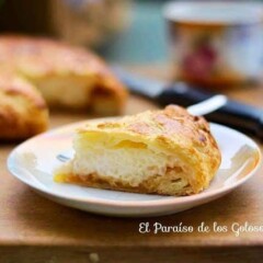 Empanada de arroz con leche y manzana a la sidra, del blog El Paraíso de los golosos