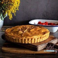 Empanada de tortilla, receta elaborada por Belén Delgado, del blog El toque de Belén