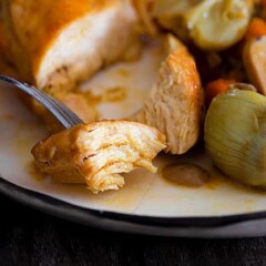 Pollo con verduras (dieta keto)