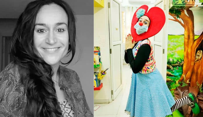 Mónica Santos, clown profesional. Fundadora de la Asociación sin ánimo de lucro Big Smiles.