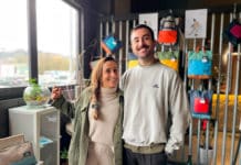 Patricia Laruelo y Borja Villa creadores del centro cultural alternativo Nave 6 en Siero