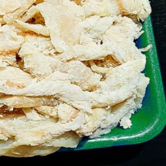 Bacalao desalado y desmigado