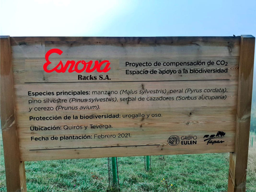 Bosque corporativo Esnova Racks - EULEN Medio Ambiente