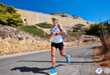 Nico de las Heras en la Spartathlon 2021, la carrera de 248 km entre Atenas y Esparta