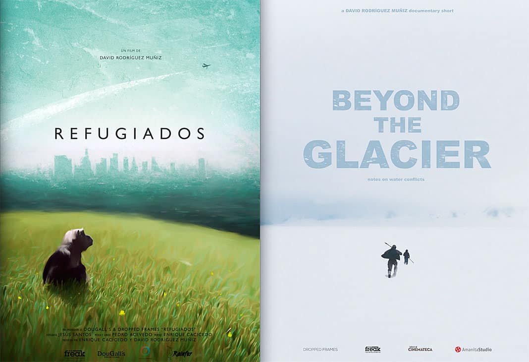 Refugiados y Beyond the glacier, dos de los cortos documentales del asturiano David Rodríguez Muñiz