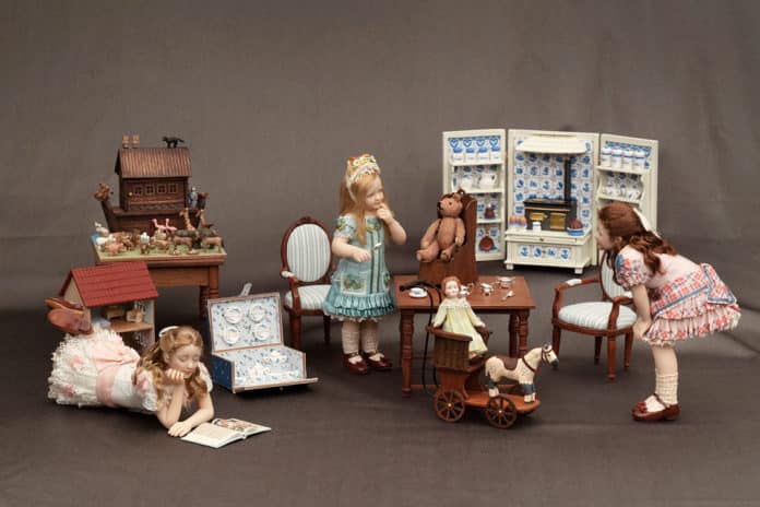 Tea Party, miniaturas creadas por Carabosse Dolls
