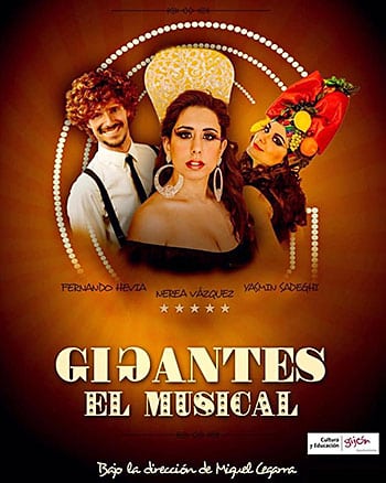 Cartel del musica Gigantes en el que participa Nerea Vázquez