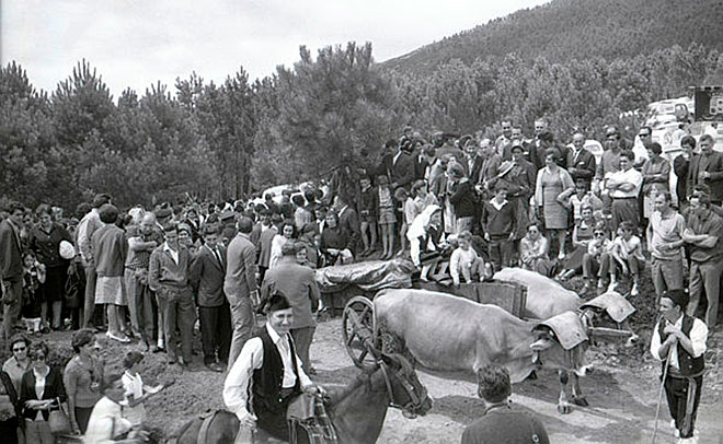 Vaqueirada 1967. Tradicional boda vaqueira celebrada en el Alto de Aristébano, Valdés (Asturias)