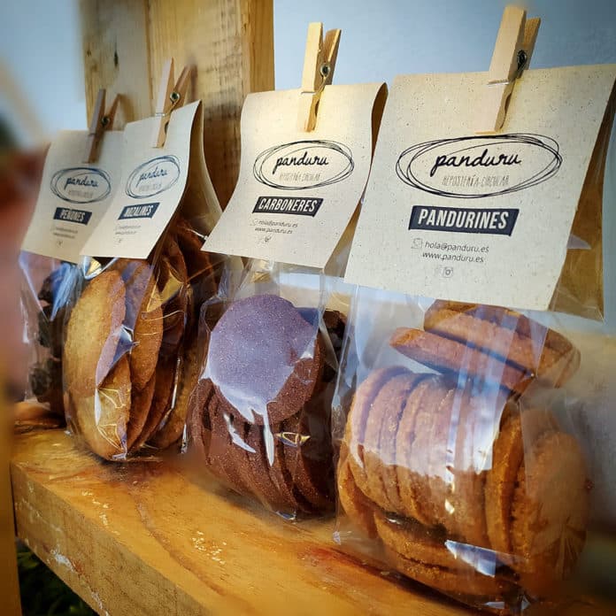 Distintas variedades de las galletas que se elaboran en Panduru.