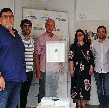 Premio Caja Rural de Artesanía de Creación 2019 a la obra "Tradición Contemporánea" de Lula Martín Creaciones